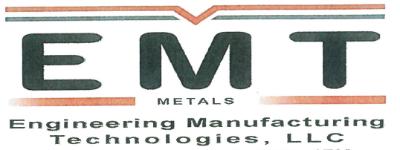 Engineering Manufacturing Technologies, LLC
